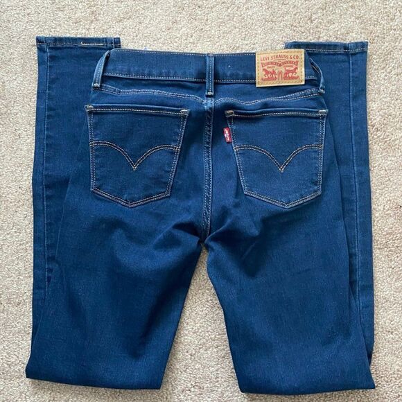 Levi's 710 Flawless Super Skinny Jeans - Majestic - Picture 4 of 4